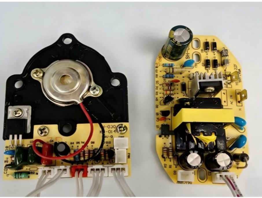 Ultrasonic humidifier control board with smart PWM atomization system and multi-level safety protection